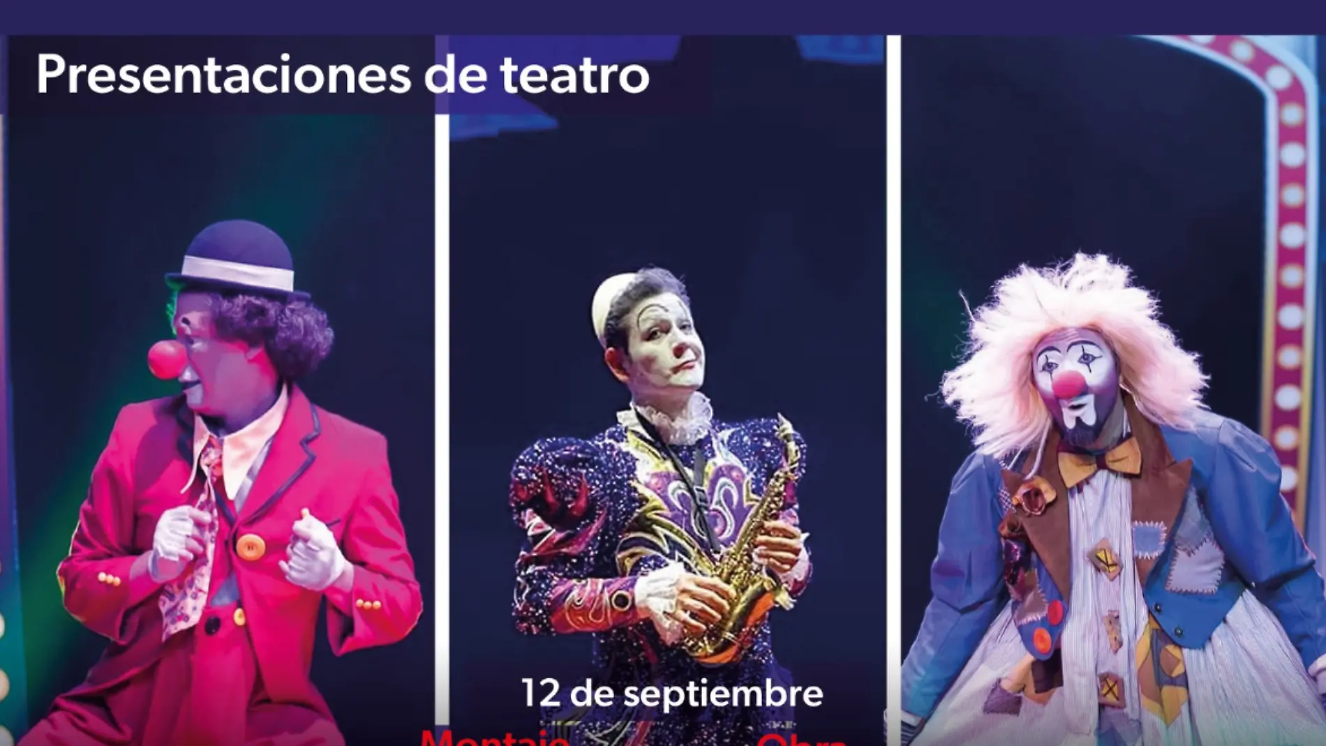 Presentaciones de teatro - Morelia